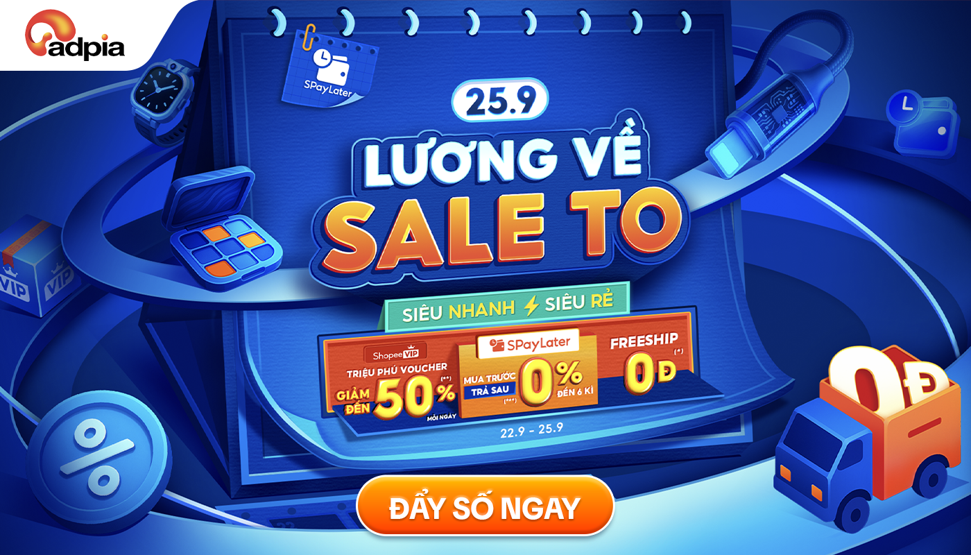 Mừng Lương Về Shopee Sale Sập Sàn Với Siêu Nhiều Ưu Đãi